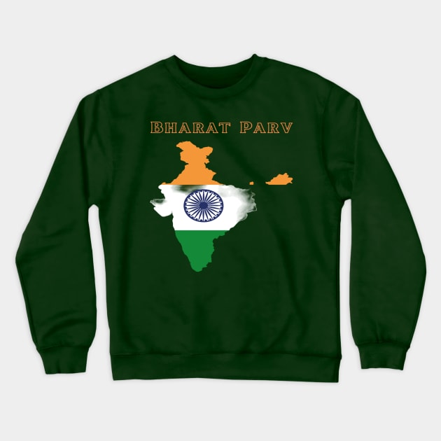 Bharat Parv - India Crewneck Sweatshirt by Bharat Parv